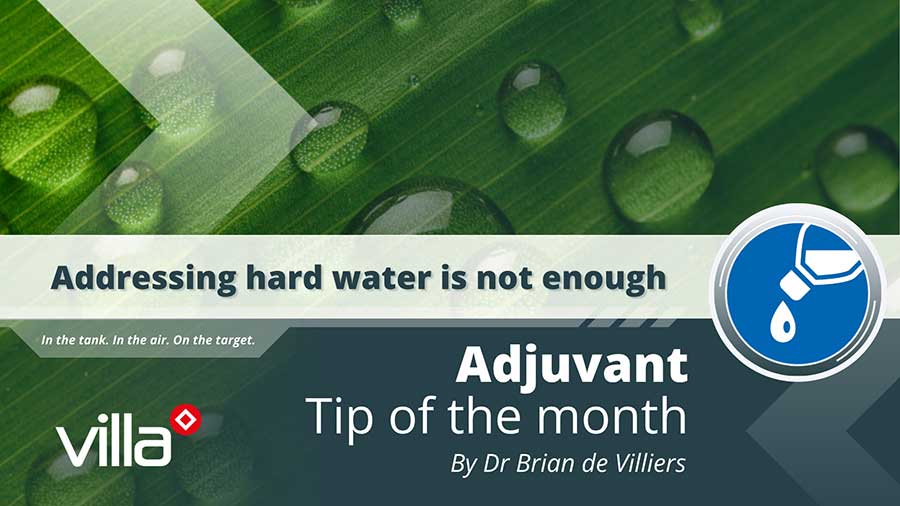 Addressing hard water is not enough