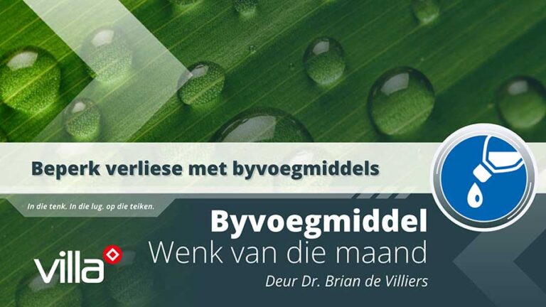 Beperk verliese met byvoegmiddels
