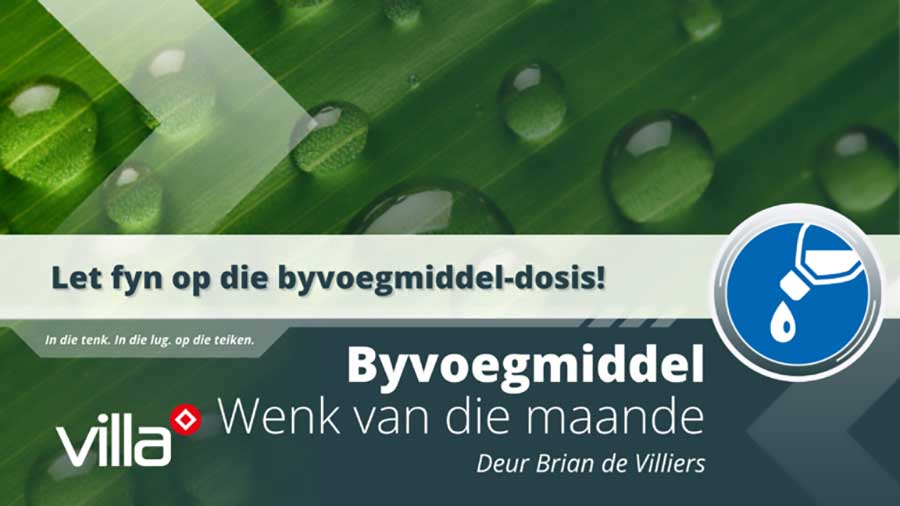 Let fyn op die byvoegmiddel-dosis!